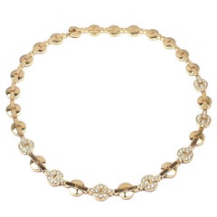 Cartier Himalia Diamond Gold Choker Necklace