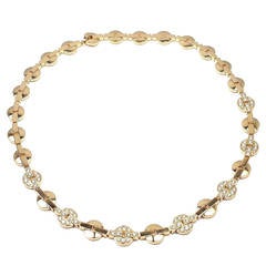 Cartier Himalia Diamond Gold Choker Necklace 4