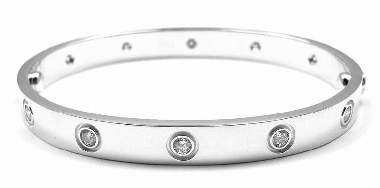 cartier love bracelet weight size 16