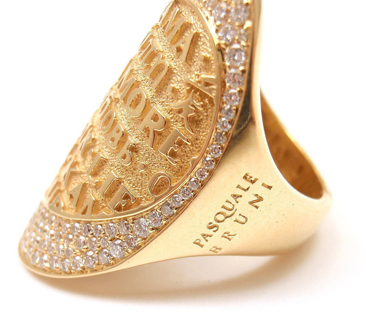 Pasquale Bruni Profondo Amore Diamond Gold Ring 1