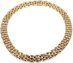 Cartier Maillon Panthère Collier à cinq rangs en or jaune