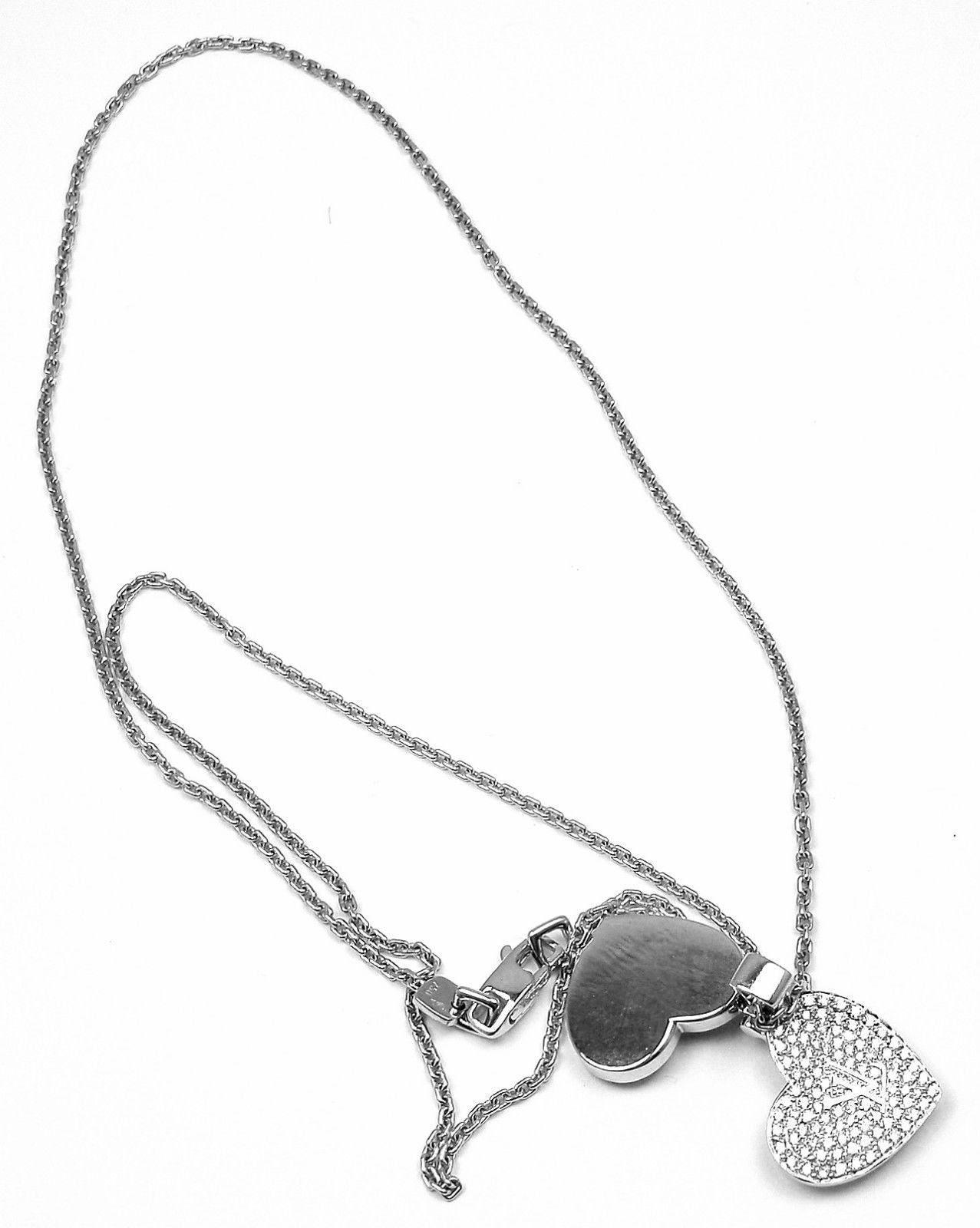 Louis Vuitton Diamond Heart Locket White Gold Pendant Necklace at 1stDibs  diamond  heart lockets, louis vuitton diamond necklace, louis vuitton heart locket  necklace