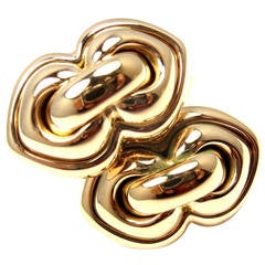 Bulgari Gold Cufflinks