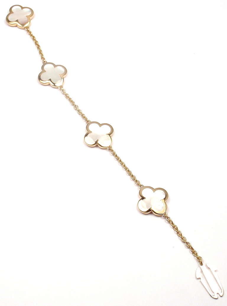 VAN CLEEF & ARPELS Alhambra Gelbgold-Armband 2