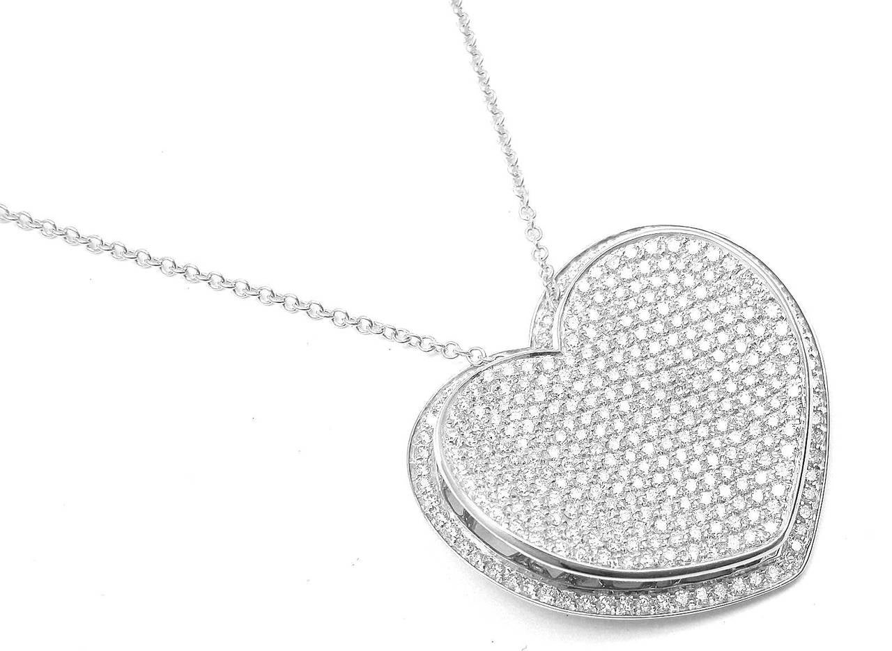 Pasquale Bruni Heart Liberty Diamond Gold Pendant Necklace 2