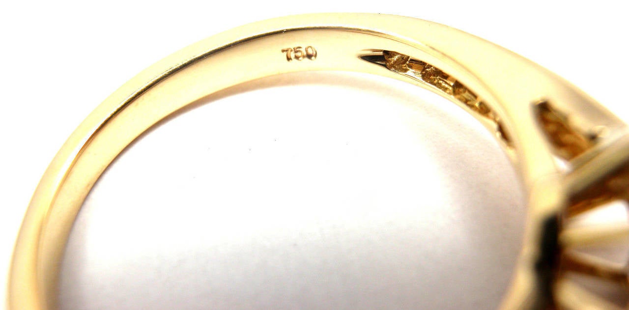 Tiffany & Co. Ruby Diamond Gold Flower Ring 2