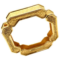 Zolotas Greece Yellow Gold Bangle Bracelet 11