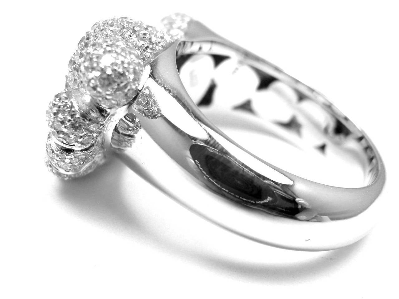 Women's Pasquale Bruni ORME Diamond Foot White Gold Ring