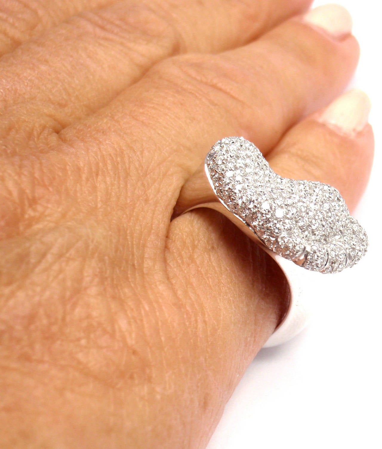 Pasquale Bruni ORME Diamond Foot White Gold Ring 2
