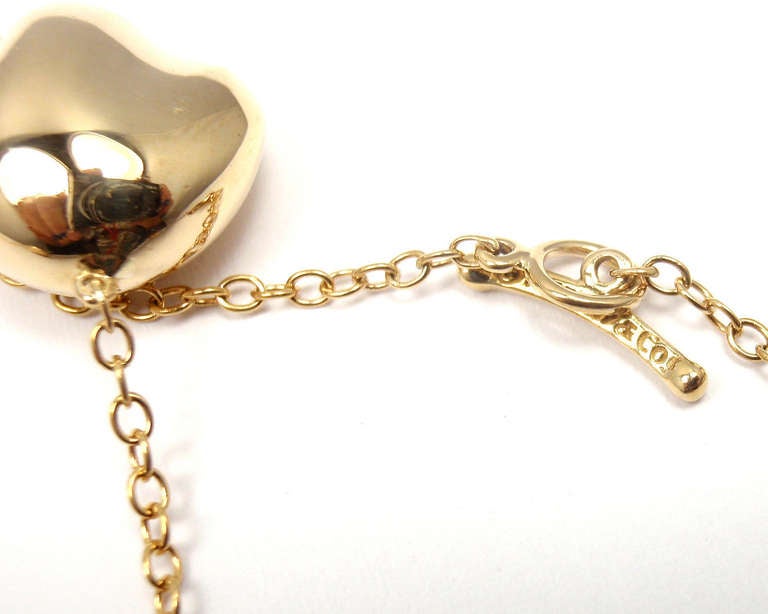 Women's Tiffany & Co. Elsa Peretti Yellow Gold Bean Necklace