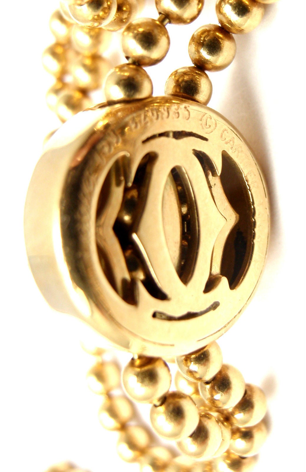 Cartier Draperie Diamond Adjustable Lariat Yellow Gold Necklace 3
