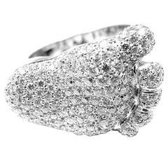 Pasquale Bruni ORME Diamond Foot White Gold Ring