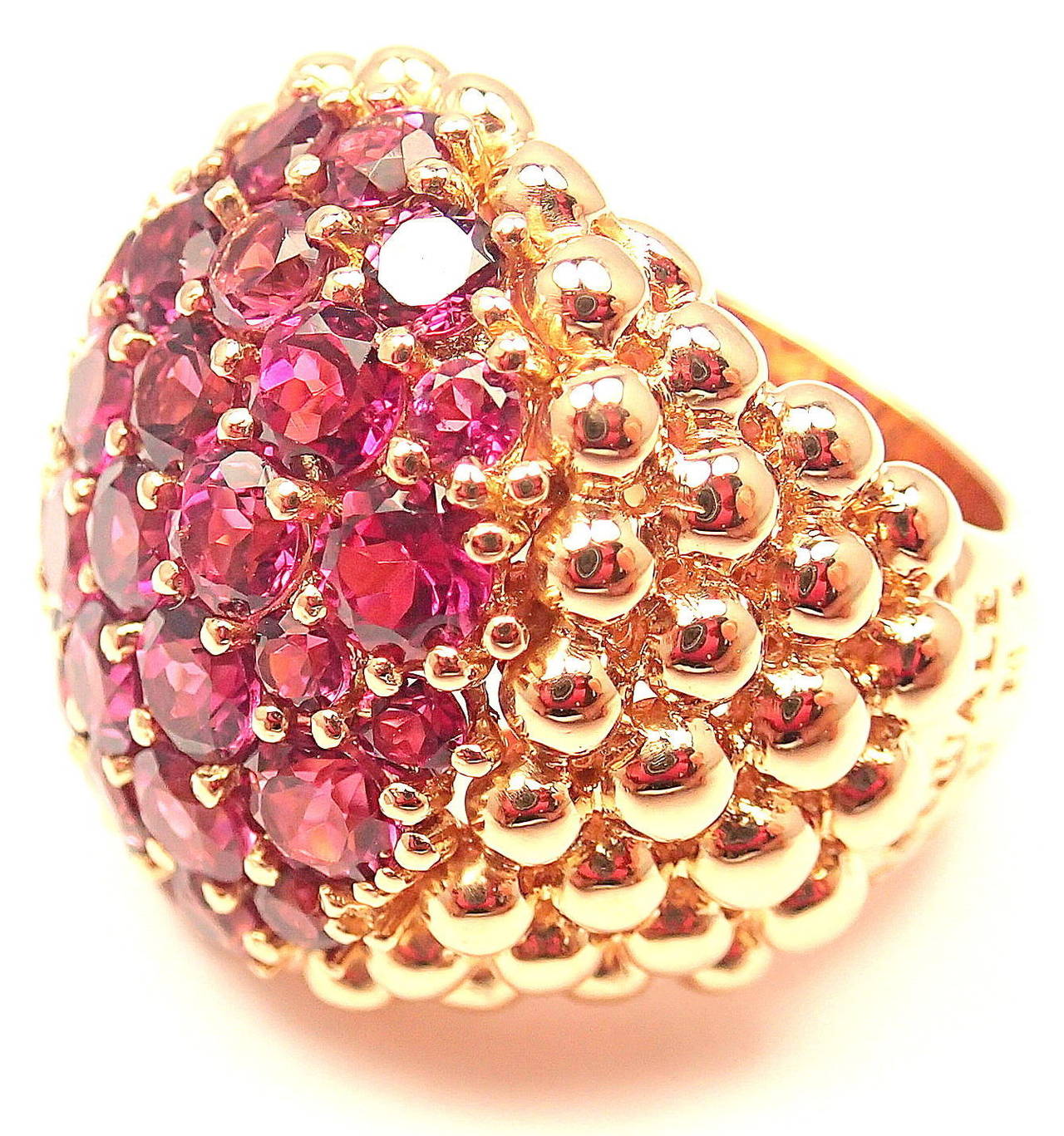 Women's Pasquale Bruni Brunissimi Ruby Gold Cocktail Ring