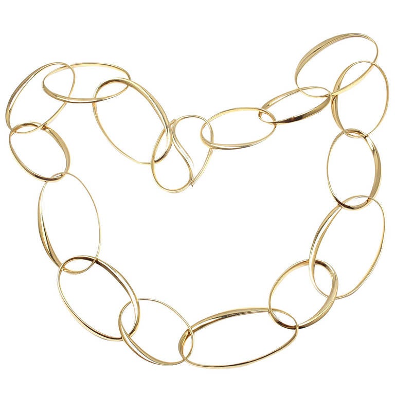Pomellato Victoria Halskette aus Gelbgold