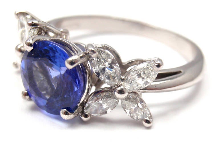 Tiffany & Co. Victoria Diamant Tansanit Platin Ring