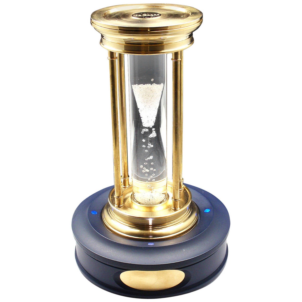 De Beers Limited Edition Millennium 2000 Diamond Brass Hourglass Timer