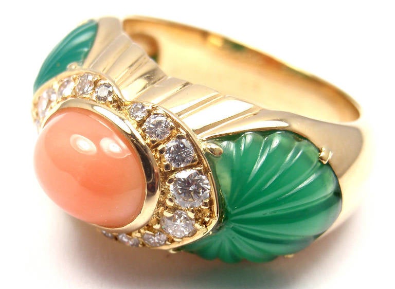 cartier coral ring