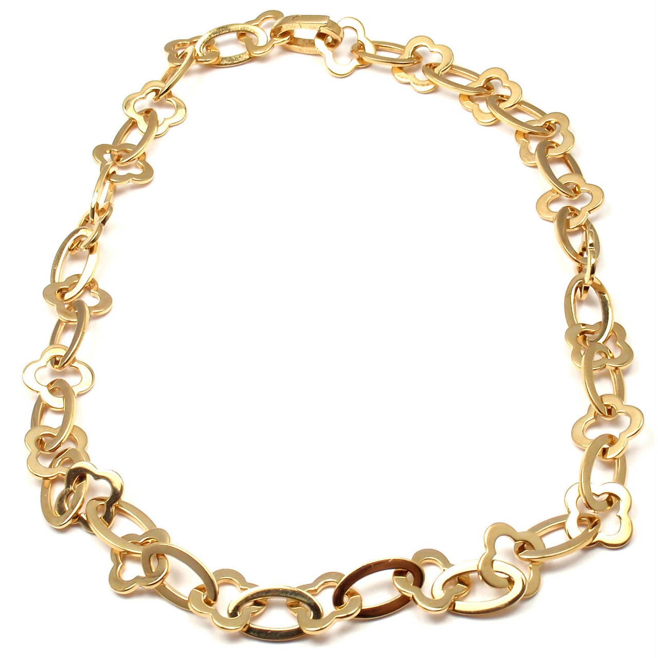 Women's Van Cleef & Arpels Byzantine Yellow Gold Necklace