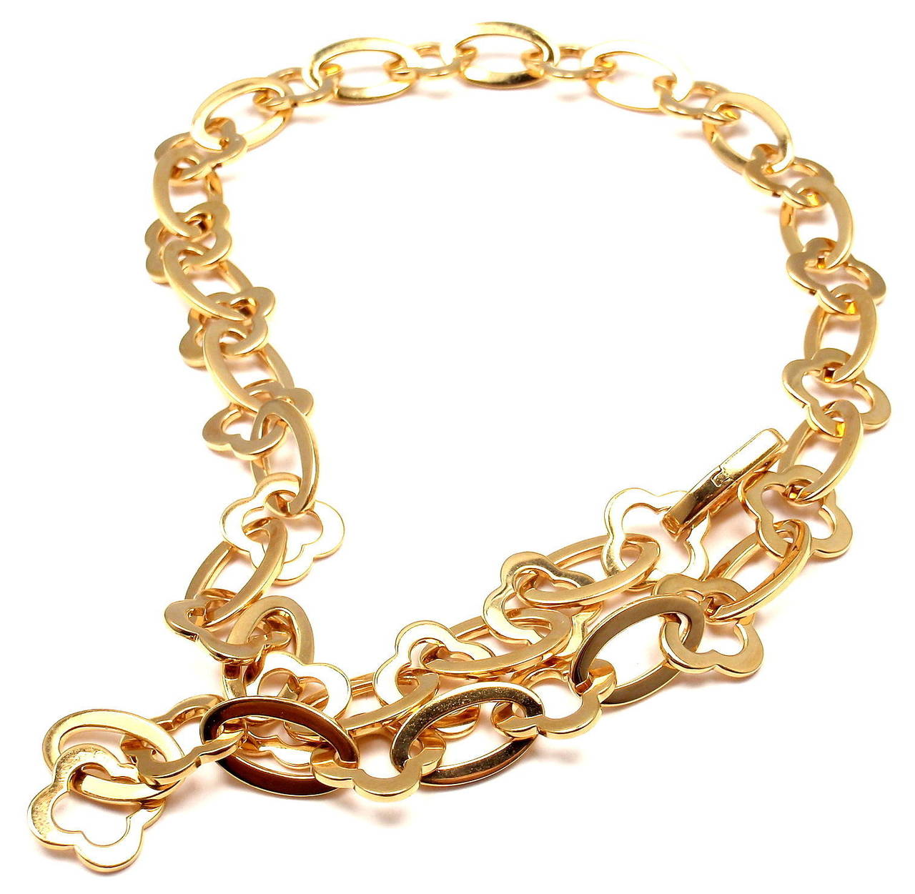 Van Cleef & Arpels Byzantine Yellow Gold Necklace 2