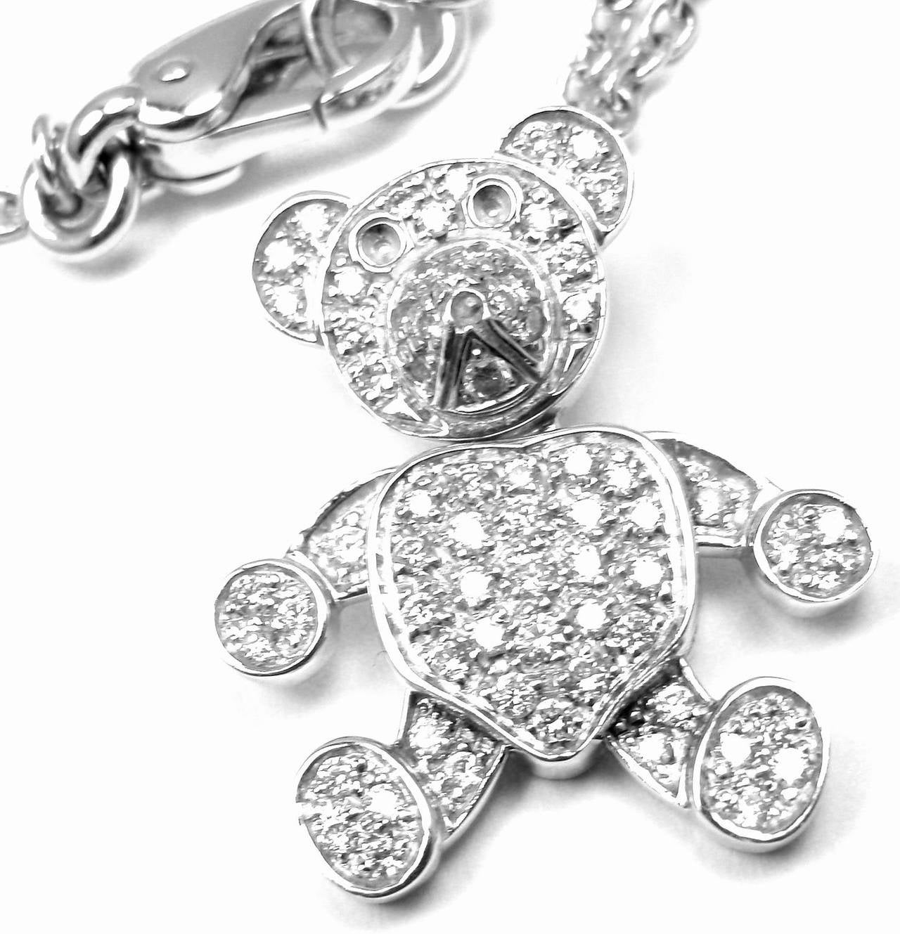 pomellato bear necklace