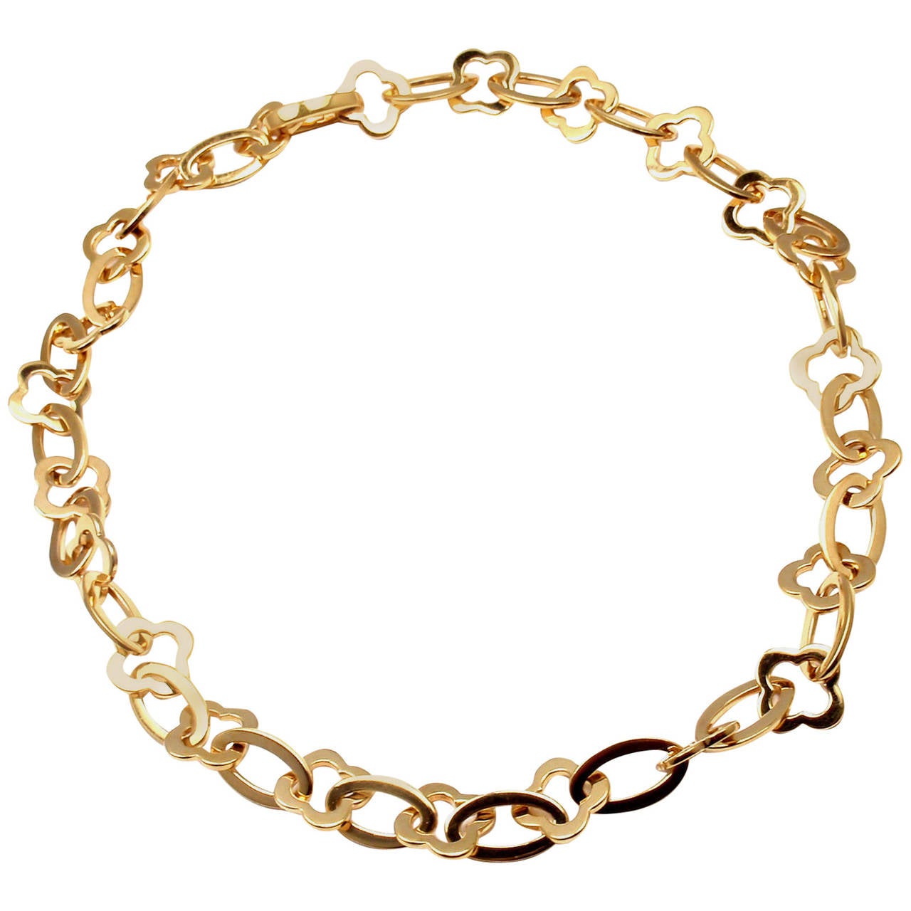 Van Cleef & Arpels Byzantine Yellow Gold Necklace