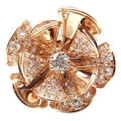 Bulgari Diva Diamond Gold Cocktail Ring