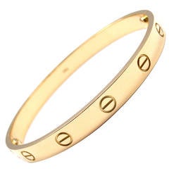 Cartier Gold Love Bangle Bracelet