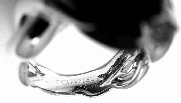 Chanel Comete Amethyst Diamond White Gold Ring 1