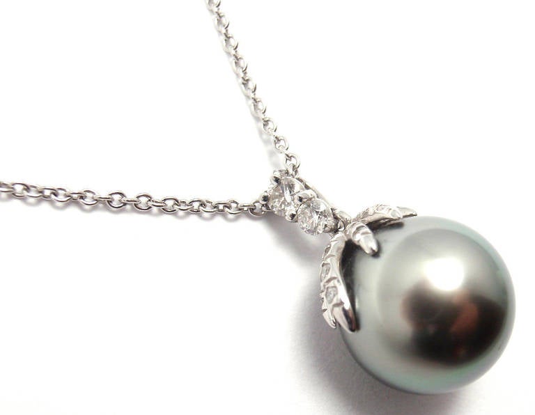 tahitian pearl necklace tiffany