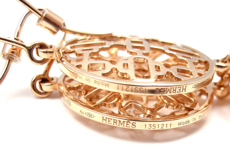 hermes chaine d'ancre rose gold