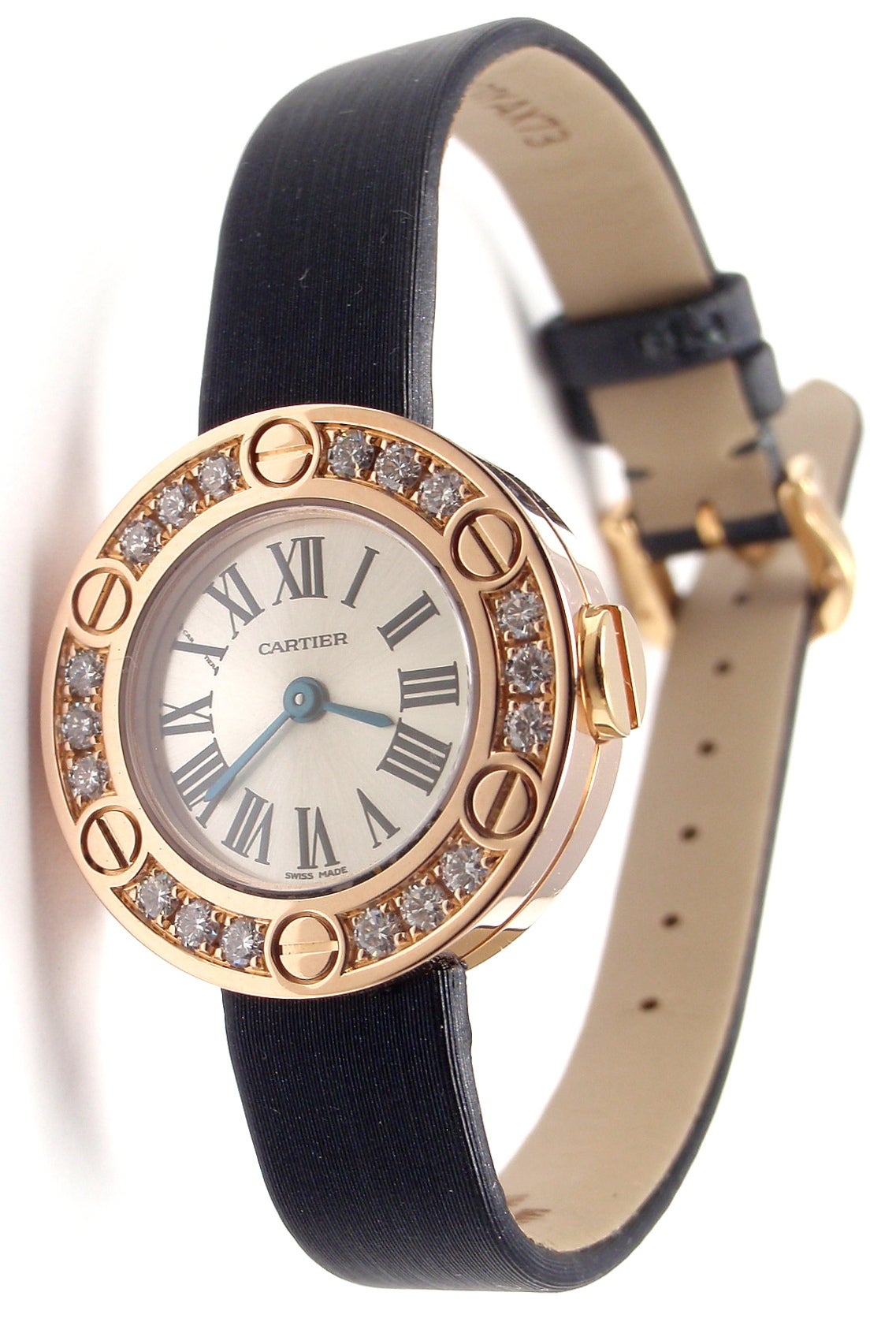 Cartier Lady's Rose Gold and Diamond Love Wristwatch