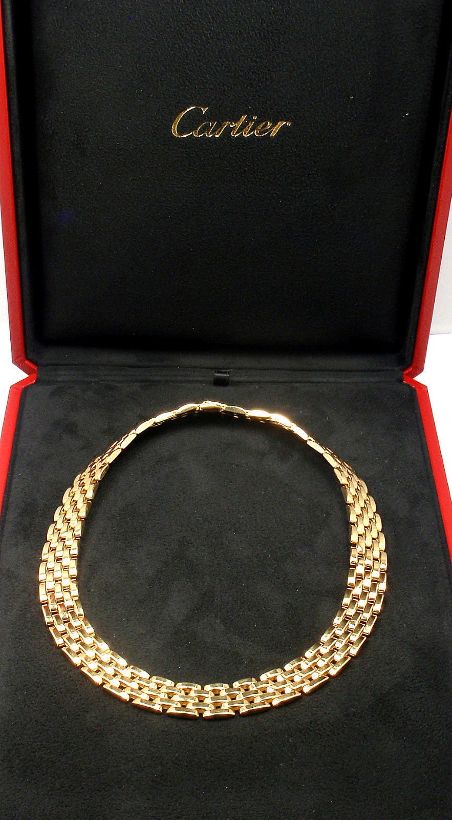 Cartier Maillon Panthere Five-Row Yellow Gold Necklace 1