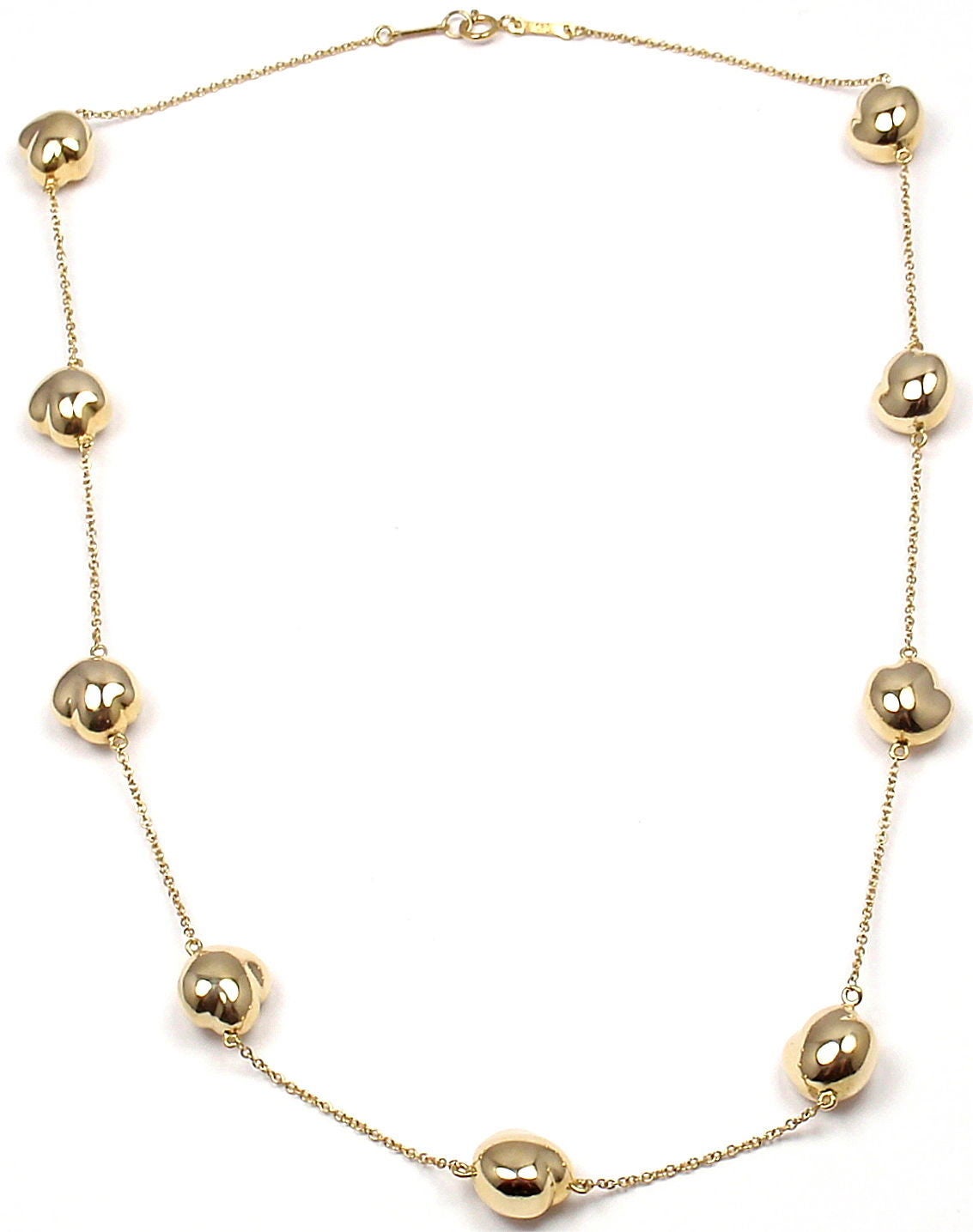 Women's Tiffany & Co. Elsa Peretti Yellow Gold Bean Necklace