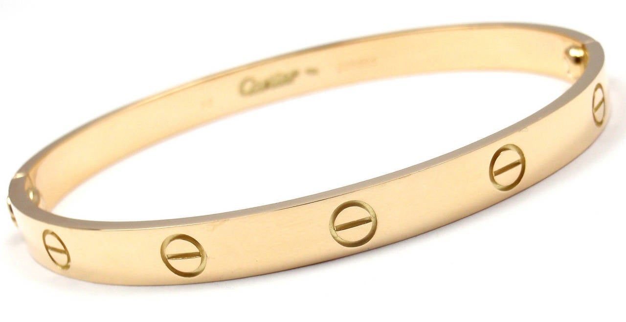 cartier love bracelet weight