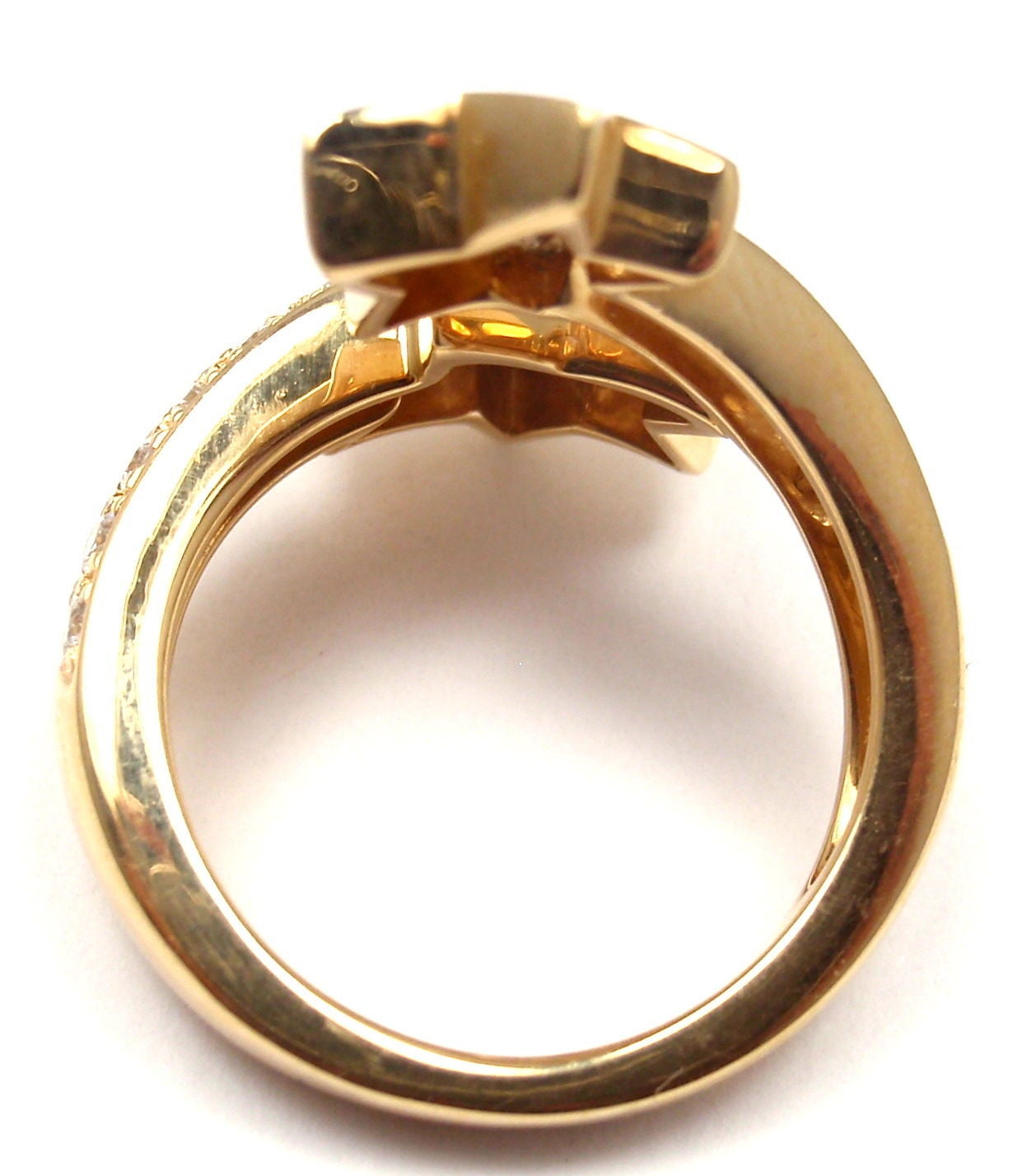 Contemporary CHANEL Comete Diamond Yellow Gold Ring