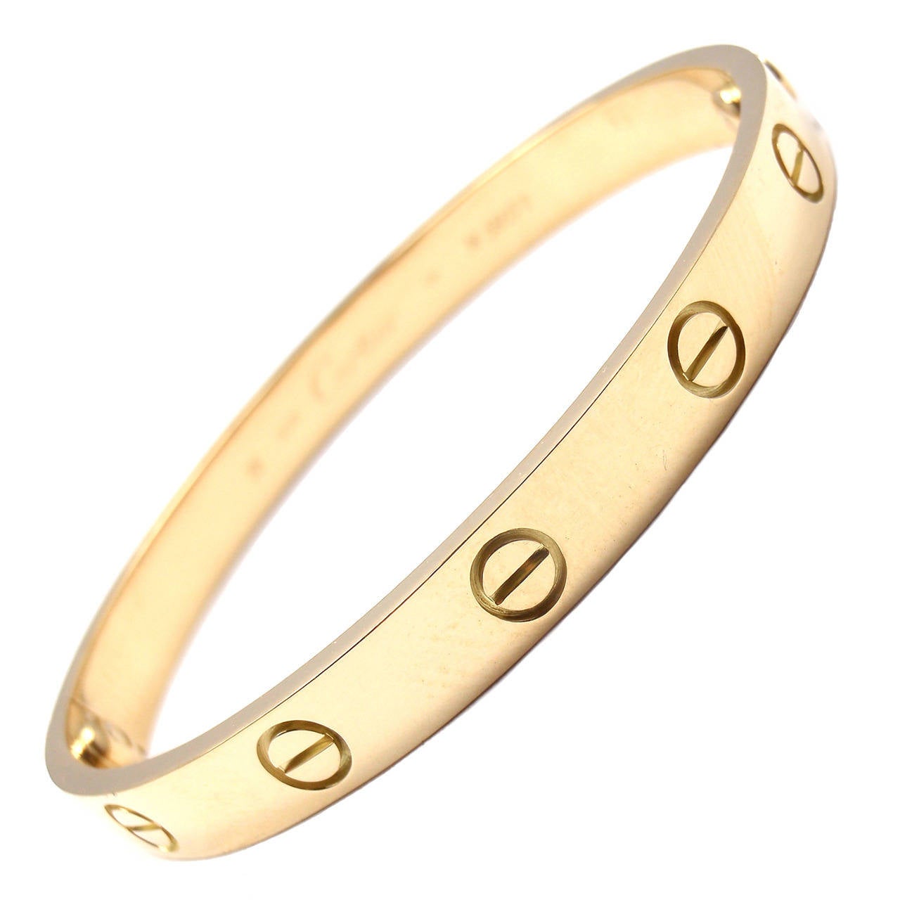 Cartier Love Yellow Gold Bangle Bracelet