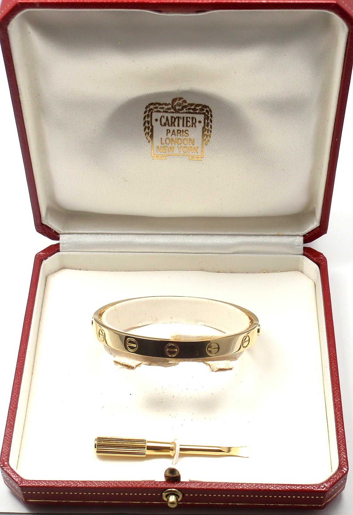 Cartier Love Yellow Gold Bangle Bracelet 2