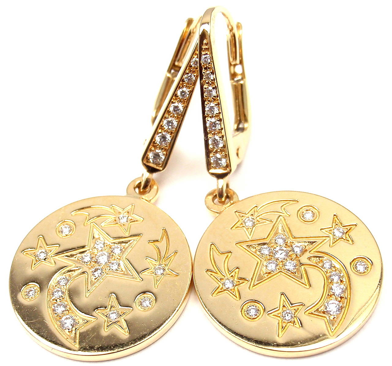 chanel star earrings