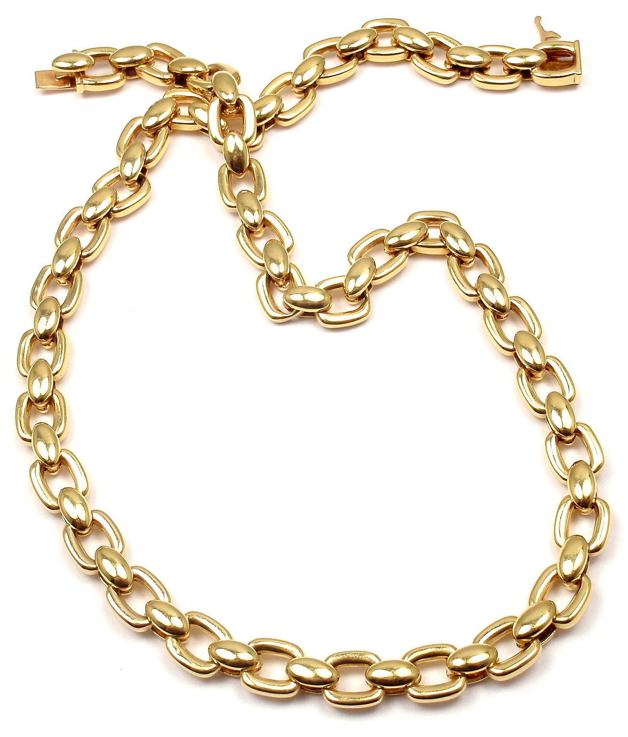 cartier link gold chain