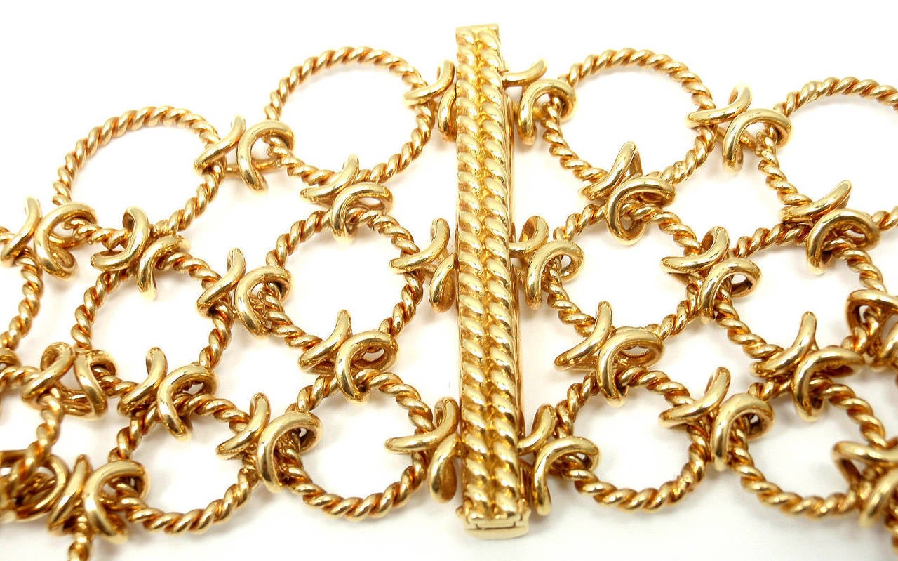 Verdura Gold Lace Link Choker Halskette im Zustand „Neu“ in Holland, PA