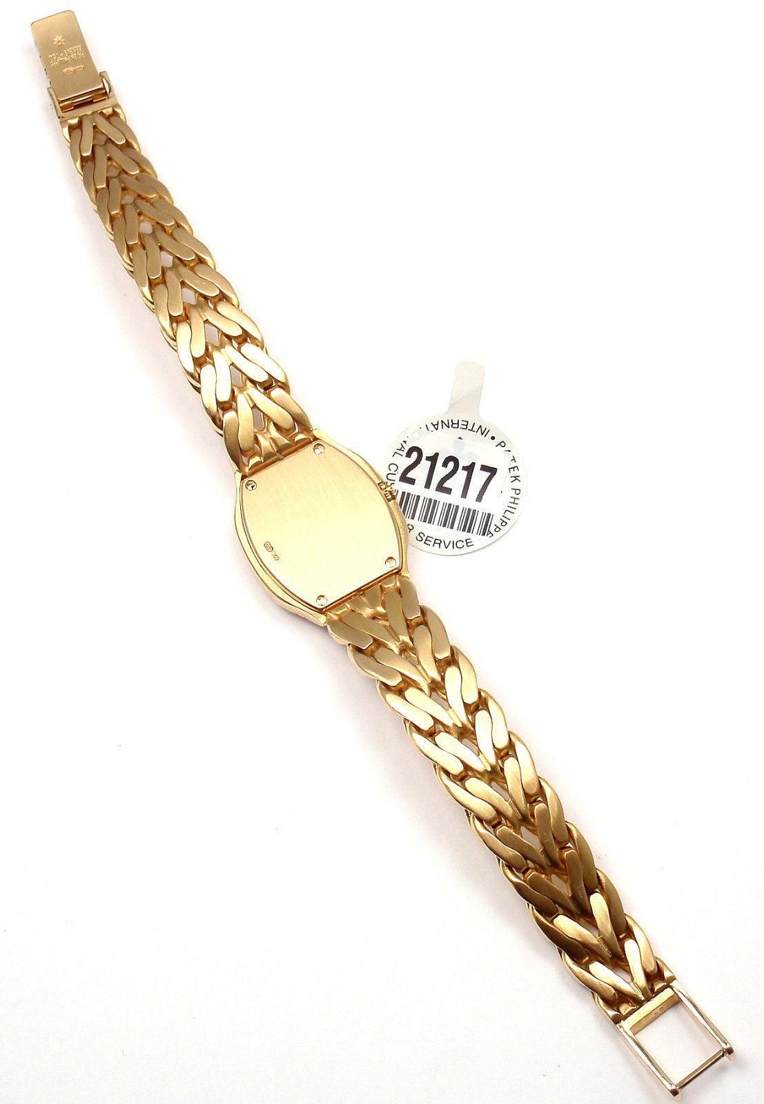 Patek Philippe Lady's Yellow Gold, Diamond and Ruby La Flamme Bracelet Watch 1