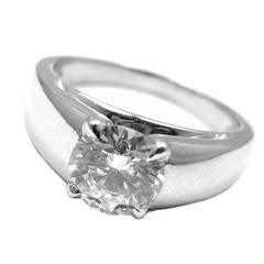Bulgari MarryMe 1.08 Carat Diamond Solitaire Platinum Engagement Ring