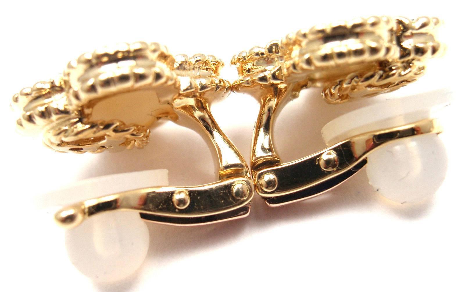 white gold & mother-of-pearl - vintage alhambra
