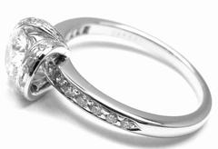 Tiffany & Co. Diamond Platinum Ribbon Engagement Ring