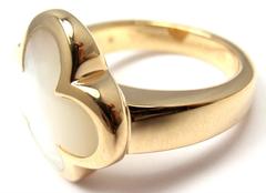 Van Cleef & Arpels Pure Alhambra Mother Of Pearl Gold Ring