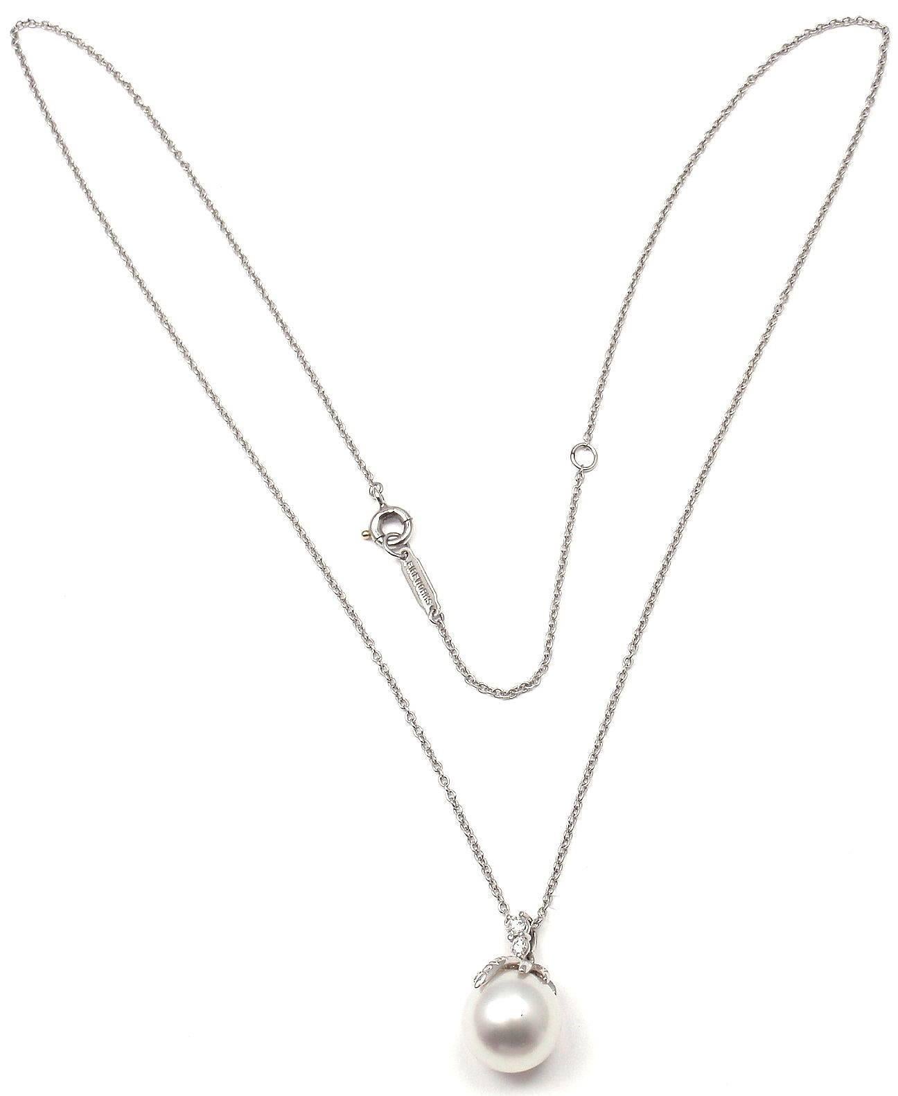 Women's Tiffany & Co. Fireworks South Sea Pearl Diamond Platinum Necklace
