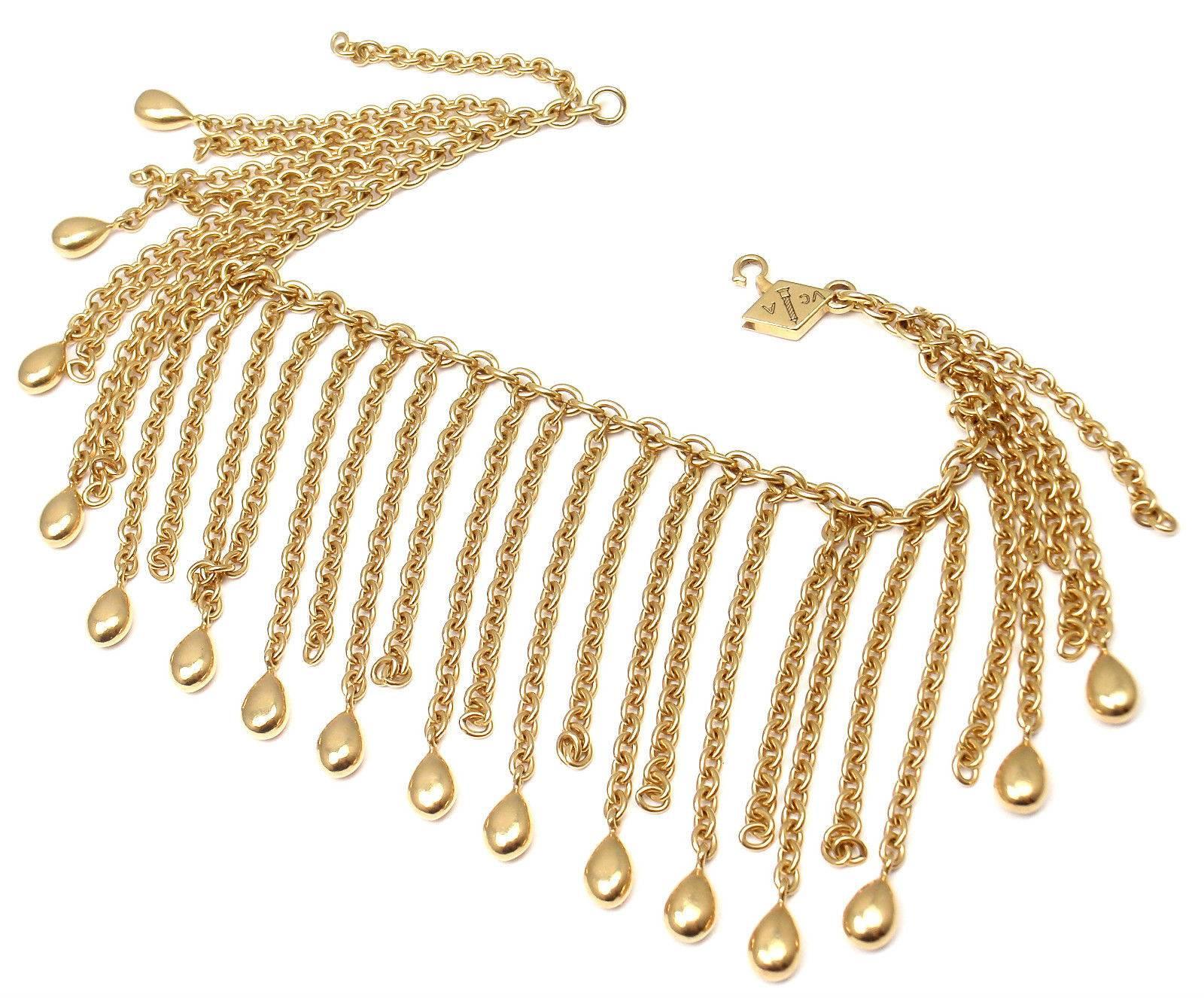 Van Cleef & Arpels Gold Link Bracelet 3