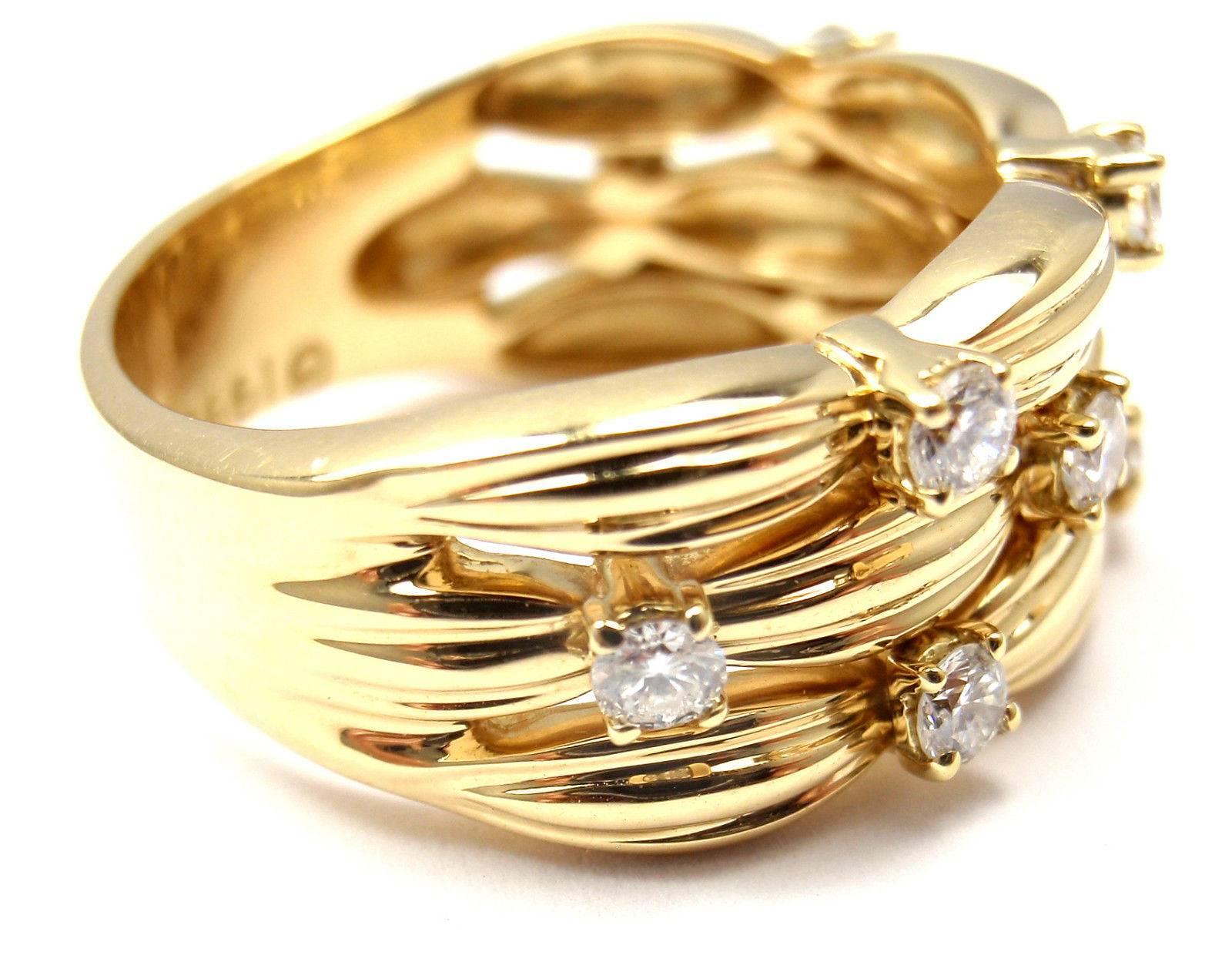 Women's Tiffany & Co. Diamond Gold Band Ring