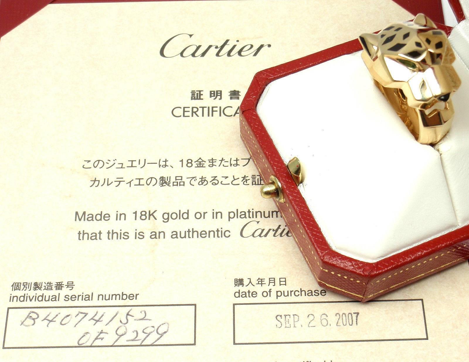 cartier jasper panthere ring