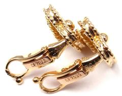 Van Cleef & Arpels Vintage Alhambra Yellow Gold Earrings